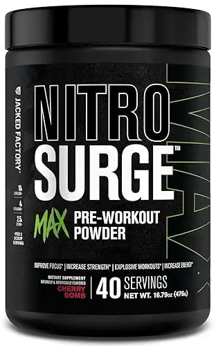 Jacked Factory NitroSurge Max Pre-Workout Powder